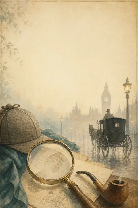 Cover artwork for A Study in Scarlet