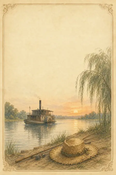 Cover artwork for Adventures of Huckleberry Finn