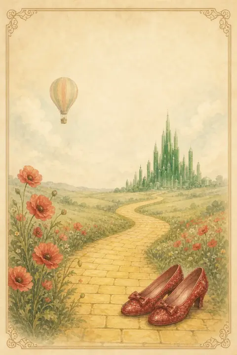 Cover artwork for The Wonderful Wizard of Oz